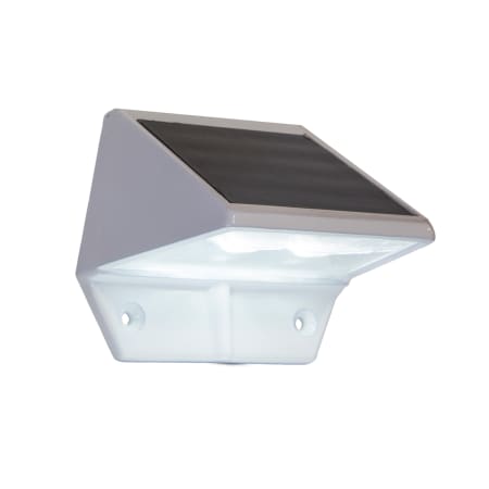 Classy Caps 2-1/2" Wide LED Solar Deck and Wall Light White