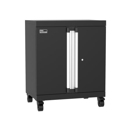 ClosetMaid ProGarage 27" Wide x 33" Tall Locking 2 Door Steel Garage Cabinet with Casters Black