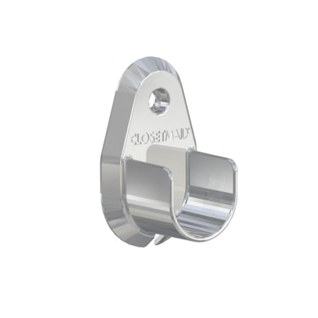 ClosetMaid Premium Wood Shelving Open Top Closet Rod Pole Cup Mounting Bracket Chrome