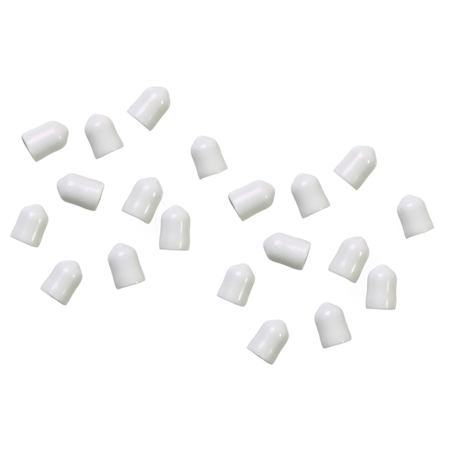 ClosetMaid ProPack Pack of (300) Small and (50) Large Wire Shelf End Caps - Total 350 Shelf End Caps White