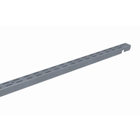 ClosetMaid ShelfTrack 48 Inch Standard Shelf Hanging Mount Track Satin Chrome