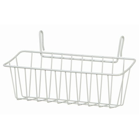 ClosetMaid Packet Pal 11-1/2" Wide Wire Clip On Small Packet Pouch Closet Pantry Storage Basket White