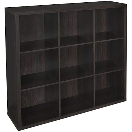 ClosetMaid Cube 44" Wide 9 Shelf Shelving Unit Black Walnut