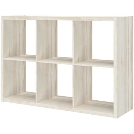ClosetMaid Cube 13-1/2" Wide 6 Shelf Shelving Unit Bleached Walnut