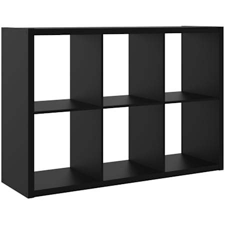 ClosetMaid Cube 43-13/16" Wide 6 Shelf Shelving Unit Black