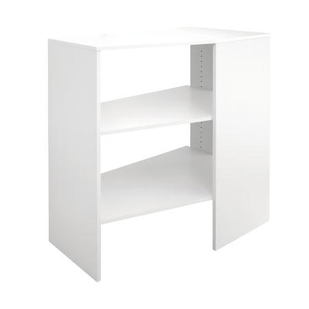ClosetMaid SuiteSymphony 31-3/4 Inch Wide Closet System Corner Storage Unit Pure White
