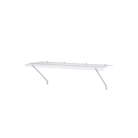 ClosetMaid Ventilated 36" Wide x 12"D Coated Wire Closet Laundry Wall Shelf Kit White