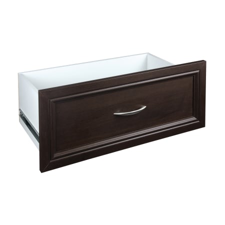 ClosetMaid SuiteSymphony 25 x 10 Inch Drawer For Custom Closet Systems Midnight Brown