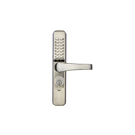 Codelocks Leverset Keypad Narrow Stile Lockset from the 460 Series Stainless Steel