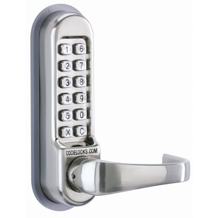 Codelocks Heavy Duty Back to Back Mechanical Keypad Coded Tubular Latch and Deadbolt with Feature Polished Brass