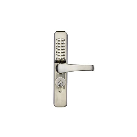 Codelocks Leverset Keypad Narrow Stile Lockset from the 460 Series Stainless Steel