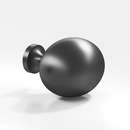 Colonial Bronze 198 Series 1-1/4" Oval Egg Farmhouse Luxury Solid Brass Cabinet / Drawer Knob / Made in USA Matte Graphite