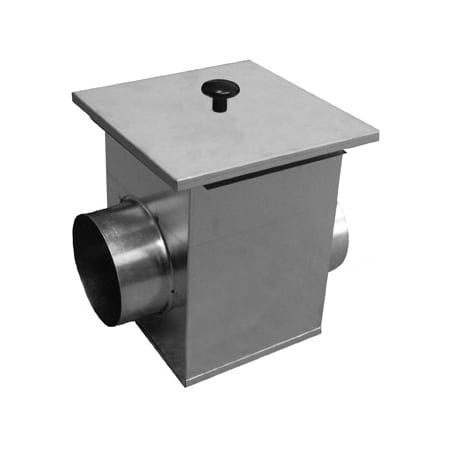 Continental Fan Manufacturing Lint Trap for Dryer Booster Systems using 4" Ducts N/A