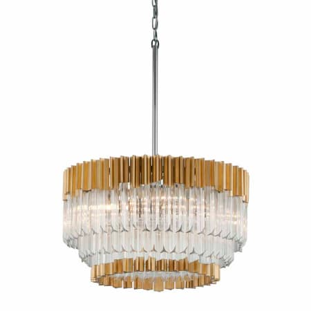Corbett Lighting Charisma 10 Light 36" Wide Chandelier with Crystal Shade Gold Leaf