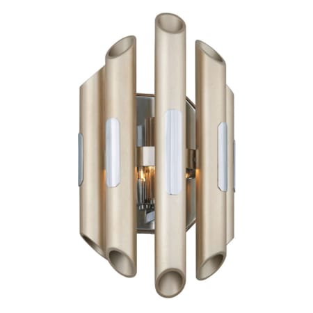Antique Silver Leaf / Polished Stainless