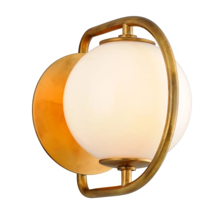 Corbett Lighting Everley Single Light 6" Tall Wall Sconce Vintage Brass