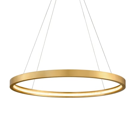 Corbett Lighting Jasmine 44" Wide LED Suspension Ring Chandelier Gold Leaf