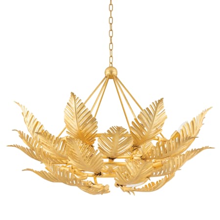 Corbett Lighting Tropicale 12 Light 44" Wide Pendant Gold Leaf