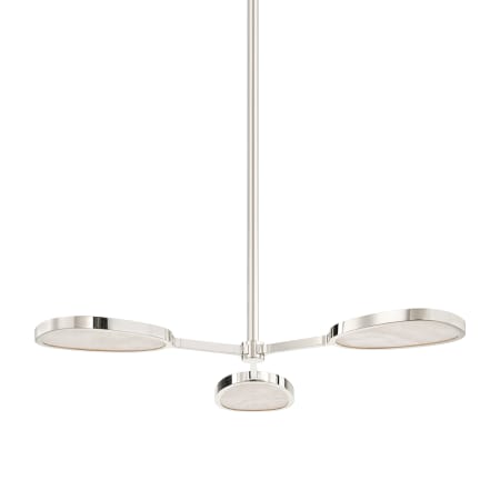 Corbett Lighting Beirut 3 Light 39" Wide LED Pendant Burnished Nickel