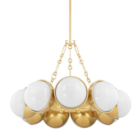 Corbett Lighting Althea 34" Wide Chandelier Vintage Polished Brass