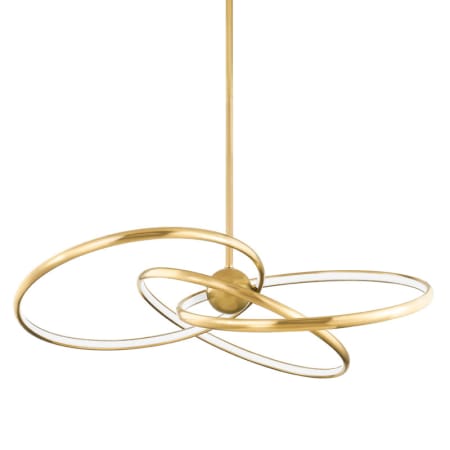 Corbett Lighting Alula 42" Wide Abstract Chandelier Vintage Brass