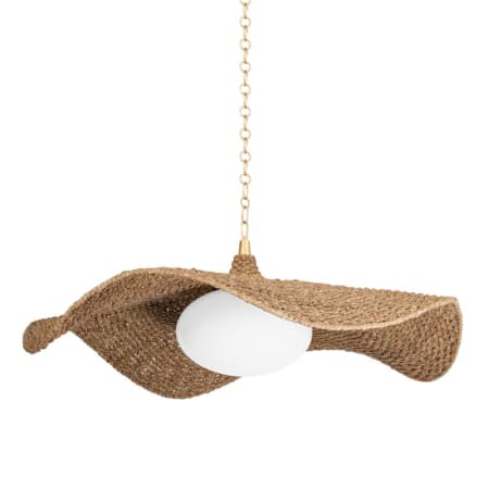 Corbett Lighting Levene 59" Wide Abstract Chandelier Vintage Gold Leaf