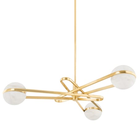Corbett Lighting Kyomi 52" Wide Abstract Chandelier Vintage Brass