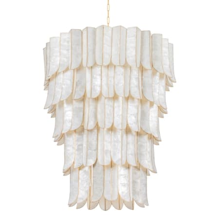 Corbett Lighting Cartagena 27 Light 40" Wide Waterfall Chandelier Vintage Gold Leaf