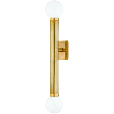 Corbett Lighting Pienza 2 Light 32" Tall Wall Sconce Vintage Brass