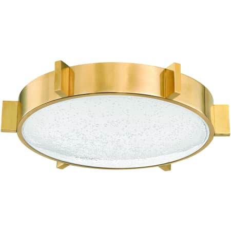 Corbett Lighting Ansonia 14" Wide Flush Mount Drum Ceiling Fixture Vintage Brass