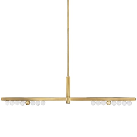 Corbett Lighting Annecy 50" Wide Linear Chandelier Vintage Brass