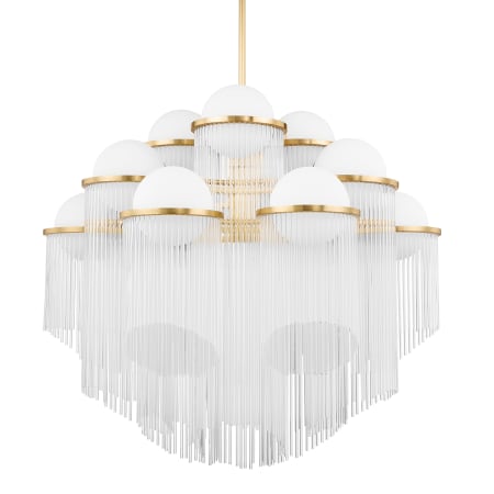 Corbett Lighting Celestial 12 Light 39" Wide Chandelier Aged Brass