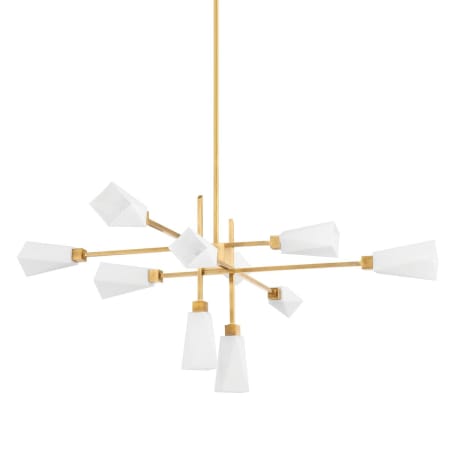 Corbett Lighting Artemis 10 Light 63" Wide Sputnik Chandelier Vintage Brass