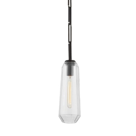 Corbett Lighting Copenhagen 5" Wide Mini Pendant Black Brass