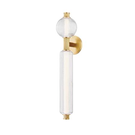 Corbett Lighting Atom 28" Tall 2700K LED Wall Sconce Vintage Brass