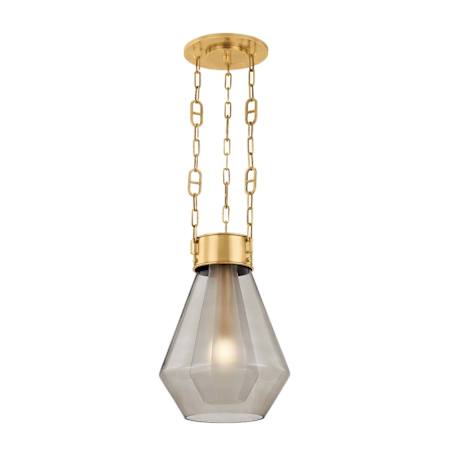 Corbett Lighting Tragus 14" Wide Pendant Vintage Brass