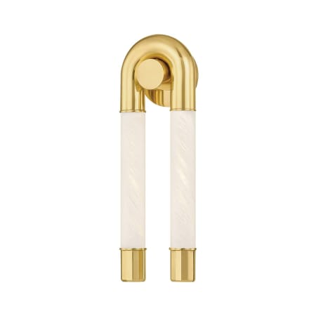 Corbett Lighting Zeme 19" Tall LED Wall Sconce Vintage Polished Brass
