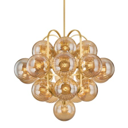 Corbett Lighting Cronus 21 Light 45" Wide Chandelier Vintage Polished Brass