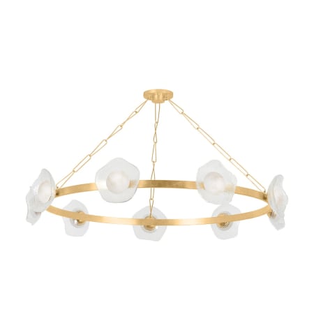 Corbett Lighting Almandine 61" Wide Ring Chandelier Vintage Gold Leaf