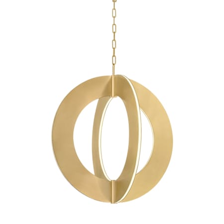 Corbett Lighting Samos 30" Wide LED Pendant Vintage Brass