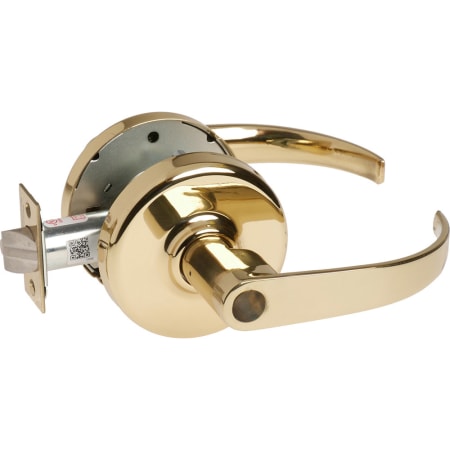 Corbin Russwin Commercial Panic Proof Grade 1 Extra Heavy Duty Keyed Entry Storeroom Lever Set with PZD Trim - Less Cylinder Polished Brass