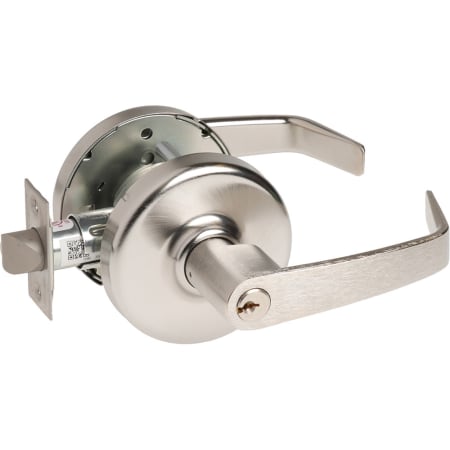 Corbin Russwin Commercial Panic Proof Grade 2 Keyed Entry Single Cylinder Lever Set with NZD Trim Satin Chrome