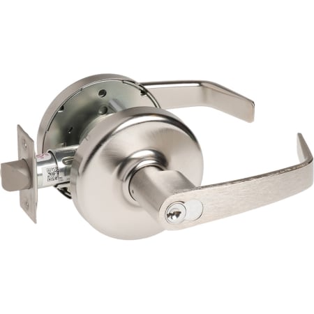 Corbin Russwin Commercial Panic Proof Grade 2 Keyed Entry Single Cylinder Lever Set with NZD Trim - Less Schlage Cylinder Satin Chrome