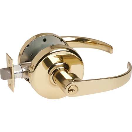 Corbin Russwin Panic Proof Grade 2 Keyed Entry Single Cylinder Commercial Classroom Lever Set with PZD Trim Polished Brass