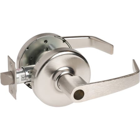 Corbin Russwin Commercial Panic Proof Grade 2 Keyed Entry Storeroom Lever Set with NZD Trim - Less Cylinder Satin Chrome