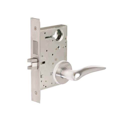 Corbin Russwin Commercial Fire Rated Grade 1 Left Handed Keyed Entry Single Cylinder Mortise Lever Set with DSA Trim - Less Cylinder Satin Chrome