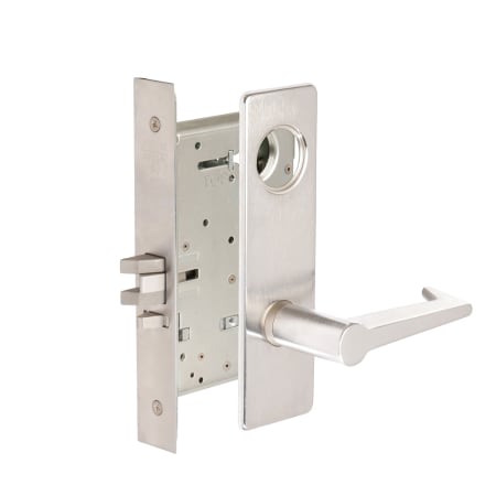 Corbin Russwin Commercial Fire Rated Panic Proof Grade 1 Keyed Entry Storeroom Mortise Lever Set with ESM Trim - Less Cylinder Satin Chrome