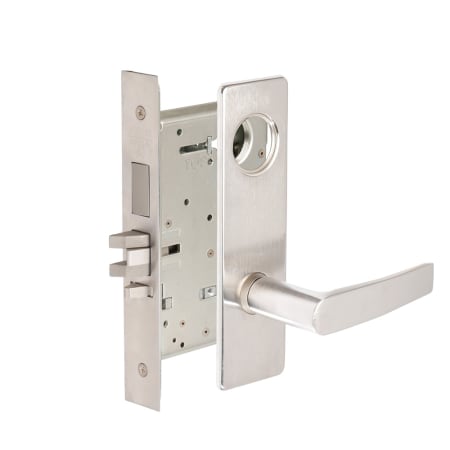 Corbin Russwin Commercial Fire Rated Panic Proof Grade 1 Keyed Entry Single Cylinder Mortise Lever Set with ASM Trim and Deadbolt - Less Cylinder Satin Chrome