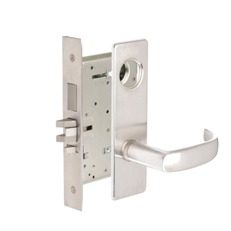 Corbin Russwin Commercial Fire Rated Panic Proof Grade 1 Keyed Entry Single Cylinder Mortise Lever Set with PSM Trim and Deadbolt - Less Cylinder Satin Chrome