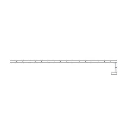 COREtec 48" x 12" Vinyl Glue Down Stair Tread - Sold by Piece (4 LF/Piece) Sorrel Oak